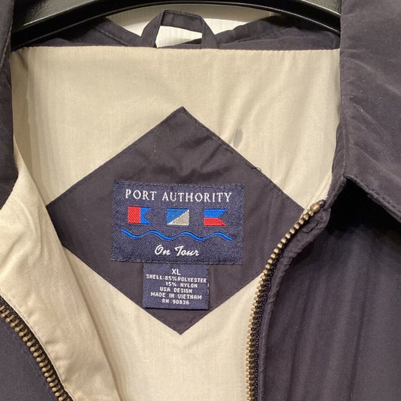 Port Authority on Tour Kikkoman Pearl Soy Milk Logo'd Wind Jacket Black XL - Picture 5 of 7